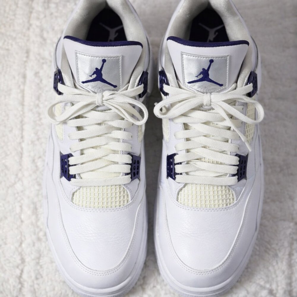 Jordan 4 Retro Mid Purple Metallic size 13